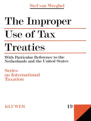 cover image of The Improper Use of Tax Treaties